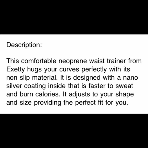 FAT BURNER SWEAT WORKOUT BAND WAIST TRAINER - Picture 5 of 6